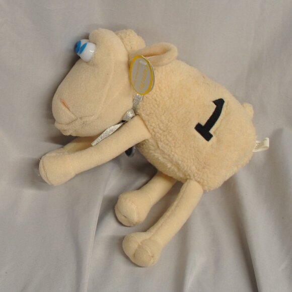 plush Curto Toy 2000 NWT #1 Serta sheep stuffed animal vintage 2000 (242w) - Picture 1 of 12